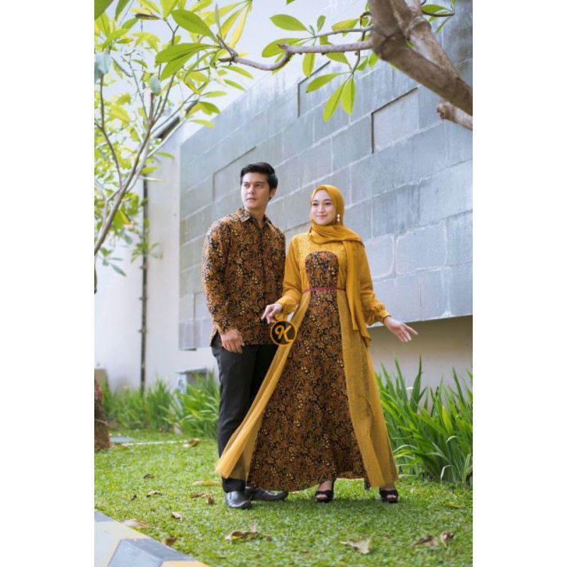 Baju batik Batik  Pria Gamis Batik Couple Keluarga • Sarimbit Batik • TERLENGKAP • TERBARU • 8254