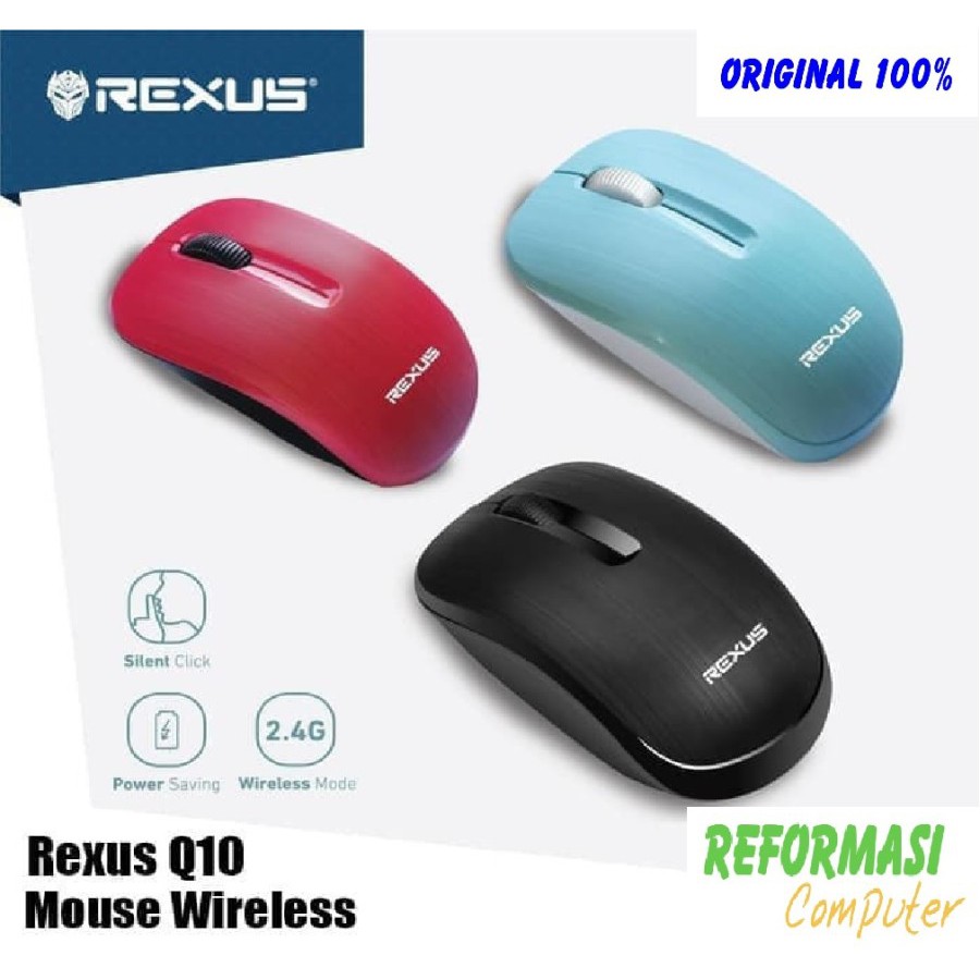 Rexus Q10 Mouse Wireless Office Silent Click