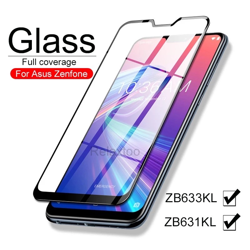 TEMPERED GLASS 9D FULL COVER ASUS ZENFONE MAX PRO M1 M2 LIVE L1 L2 5Z 5 2018 ROG PHONE ANTI GORES KACA FULL LEM