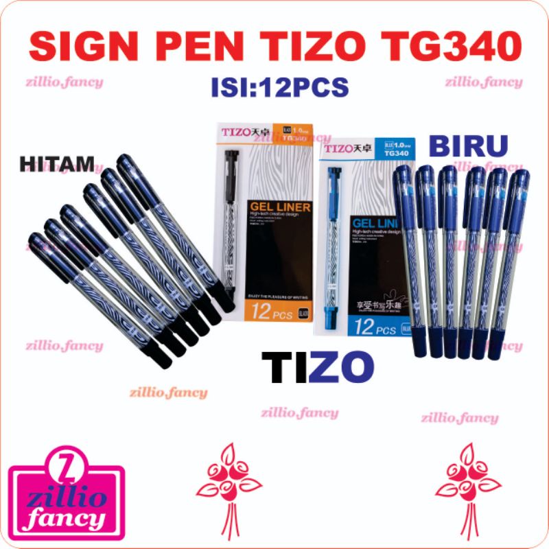 

PUL PEN TIZO - TG 340 1.0mm / GEL LINER /BAAL PEN TANDA TANGAN