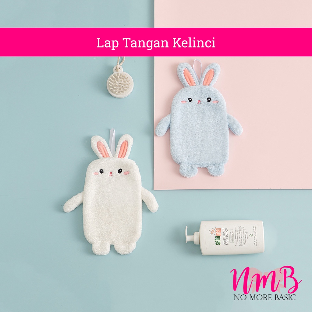 Lap Tangan Gantung Karakter Kelinci / Handuk Tangan Gantung Karakter Kelinci / Handuk Anak / Hand Towel