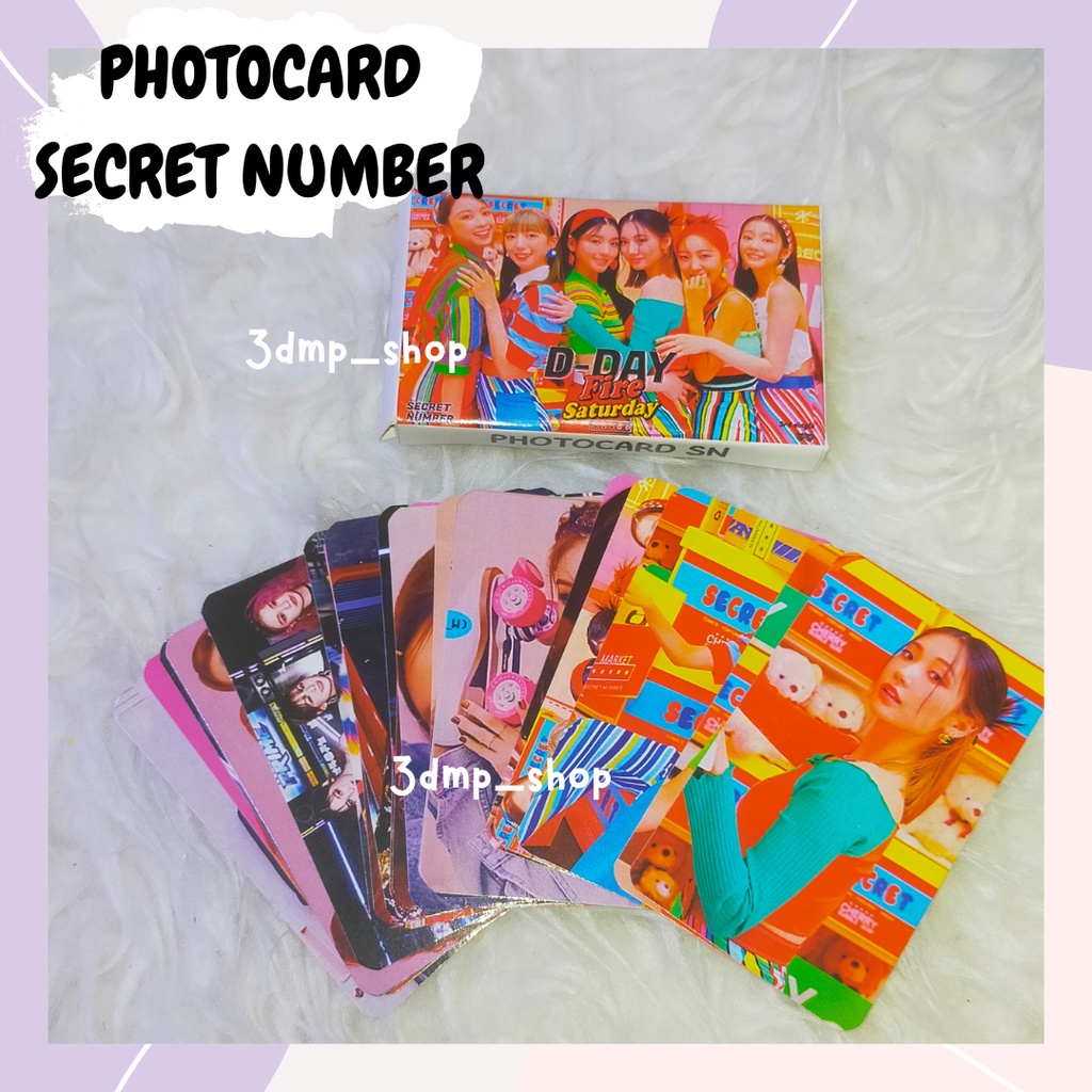 [25 Lembar] Photocard Lomocard photo lomo card Secret Number