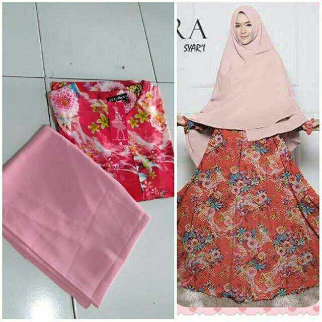 GAMIS SYARI - SET GAMIS SYARI SAIRA SV