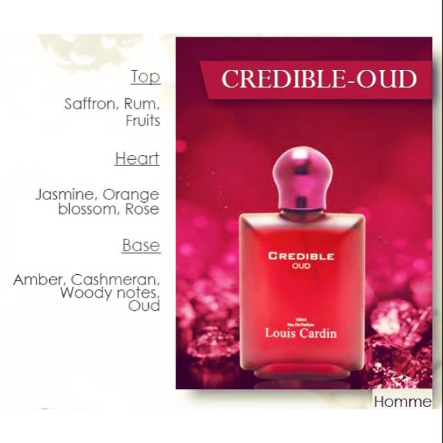 Louis Cardin - Eau de Parfume - Credible Oud - 100 ml - for Him