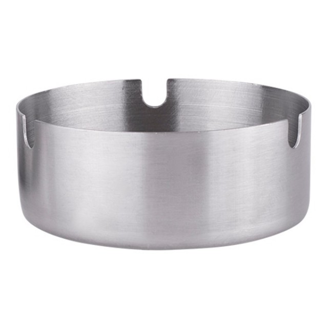 KUP - COD MURAH ASBAK BUNDAR STAINLESS STEEL UKURAN  8 -10 CM AWET TAHAN LAMA