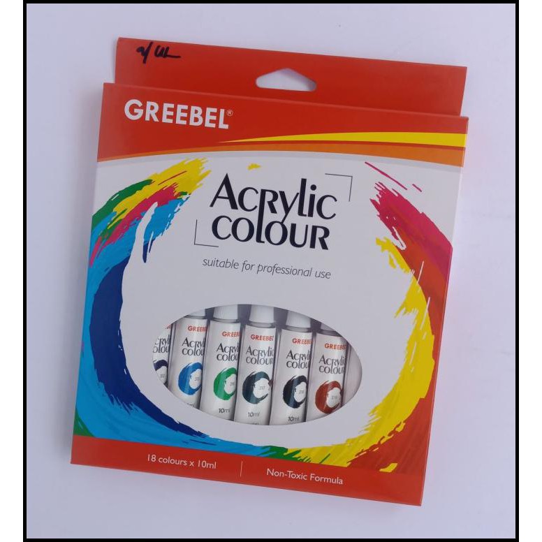 

Diskon Cat Acrylic Grebel 18 Warna (10 Ml)