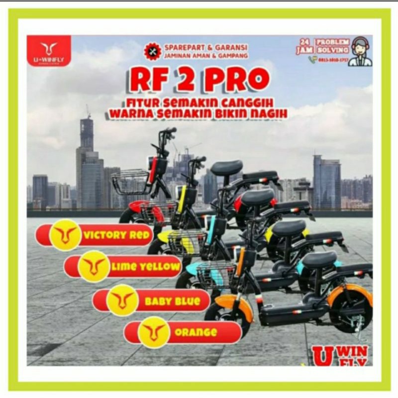Sepeda Listrik Uwinfly Red Fish Pro / RF 2 Pro