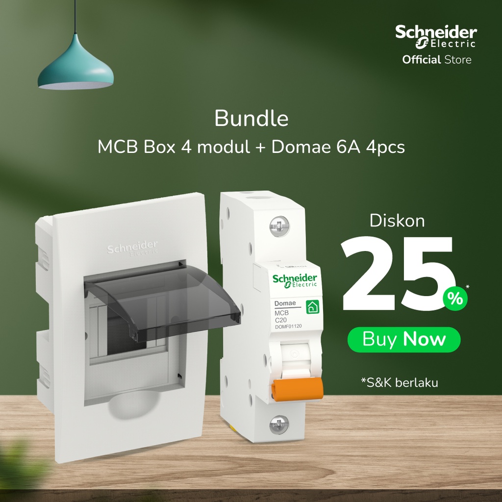 Jual Bundle MCB Box 4 Modul + MCB 6A Shopee Indonesia