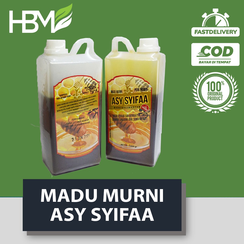 

MADU MURNI PURE HONEY ASY SYIFAA 1 KG | MADU ASYIFA | MADU KALIMANTAN