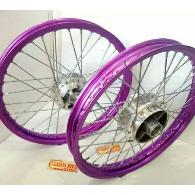 Paketan Murah Rossi Ring17 Komplit Paket Velg Tromol Jari Bonus Rakit Motor MX old,mxNew