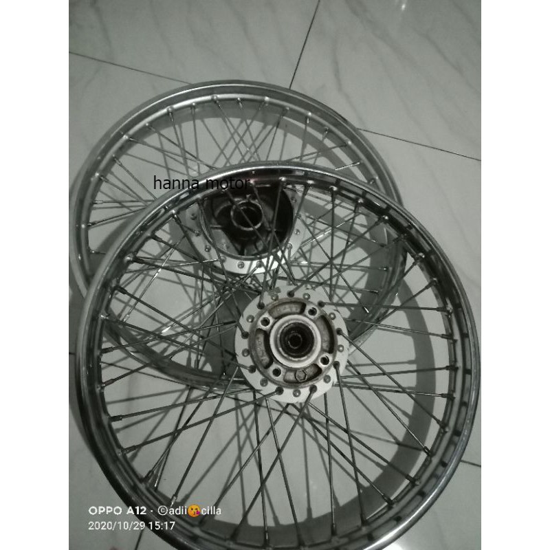 Velg depan belakang Honda Supra fit new, revo