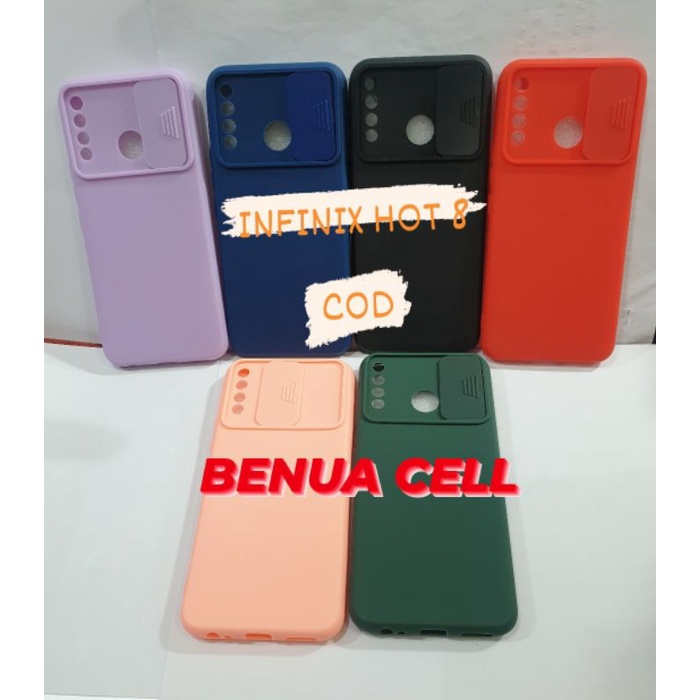 CASE SLIDE INFINIX HOT 8 - SLIDE CASE PELINDUNG KAMERA INFINIX HOT 8 -BC