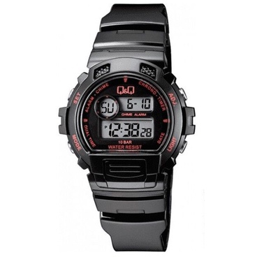 SALE Jam Tangan Unisex Casual Sport Army Rubber Digital Original Q&amp;Q QNQ QQ M153 M153J Series