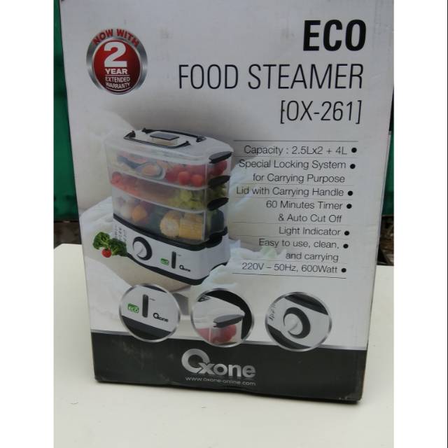 Food steamer Eco Hemat Listrik Oxone Kualitas Terbaik Produk Garansi Penghangat Makanan CUCI GUDANG