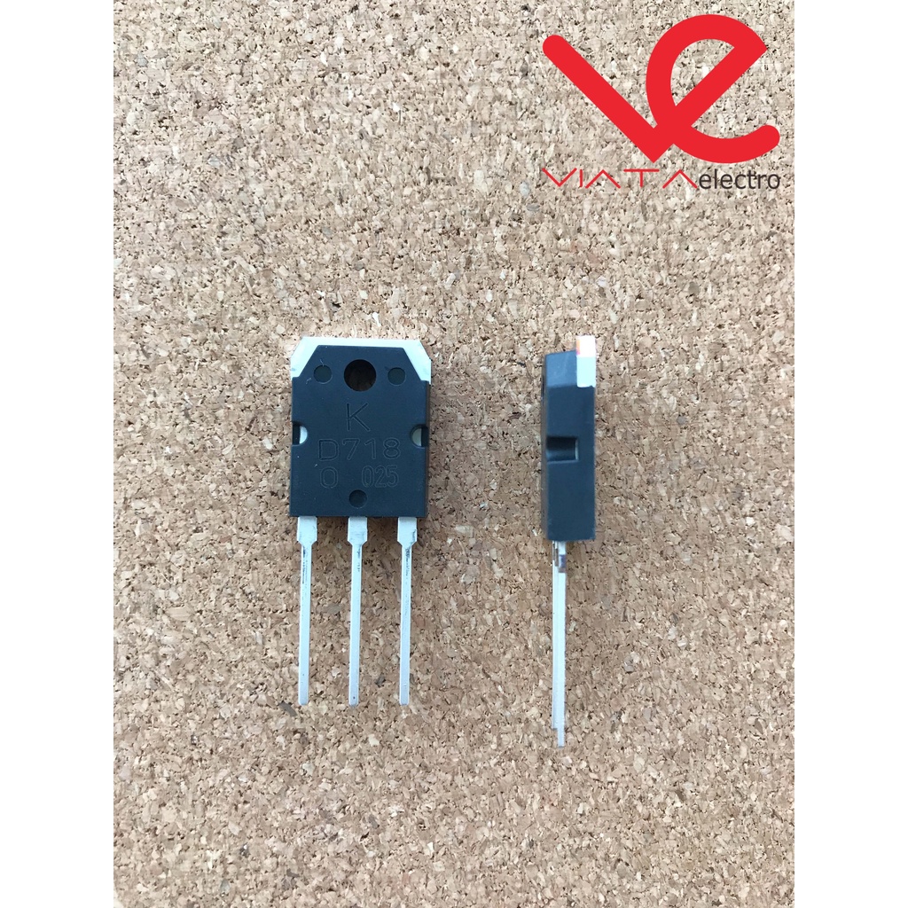 D718 ASLI ORIGINAL (1 buah) TRANSISTOR  D718 ORI D 718 MERK KEC new