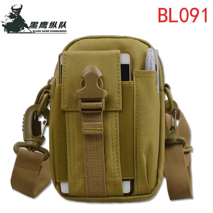 Tas Pinggang Tactical Army Plus Tali Strap Selempang Multifungsi