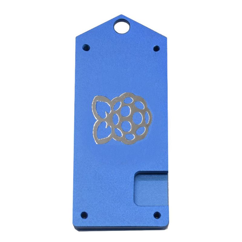 Btsg Untuk Raspberry Pi Kipas ABS Pelindung Untuk Case Metal Enclosure Blue Untuk Pi Zero fo