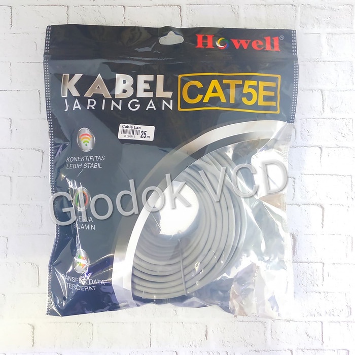 Howell Cat5 25m UTP Ethernet Network Cable / Kabel LAN