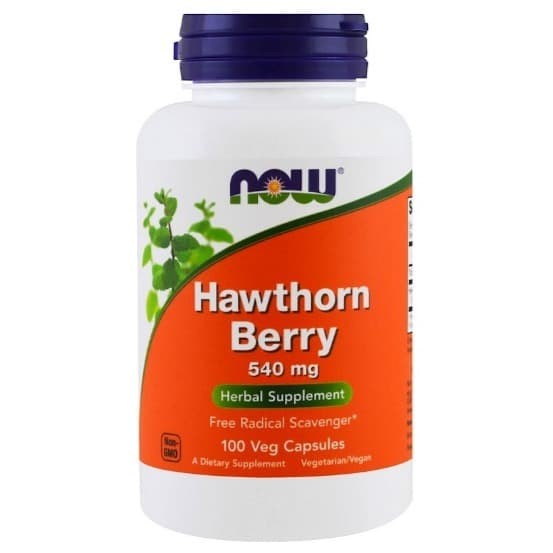 

New Now Food Hawthorn Berry 540 mg (100Veg) Now Hawthorn ORI USA