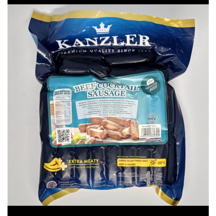 

Kanzler Sosis Cocktail 500gr
