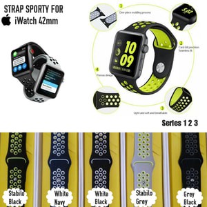 STRAP Apple iWatch STRAP SPORTY 42mm Tali Jam Tangan Apple iWatch Premium 1/2/3 Series