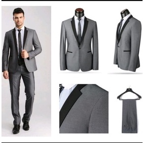 setelan jas 2in1 pria/laki-laki remaja dewasa/jas pengantin/jas kantor/jas bisnis/jas formal/jas bla