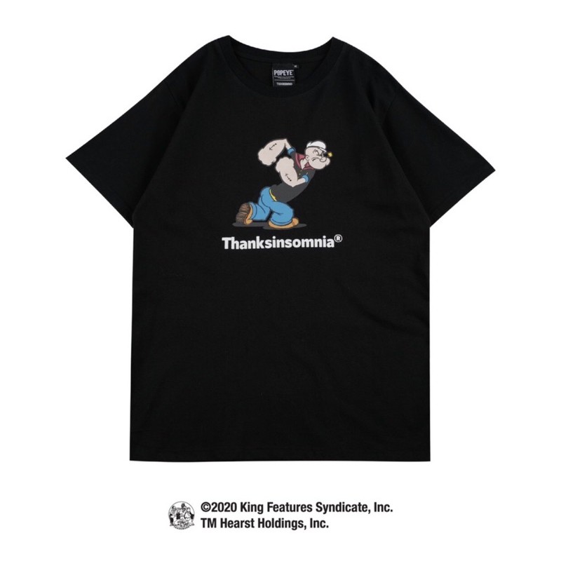 T-Shirt Therese Popeye X Thanksinsomnia  Black