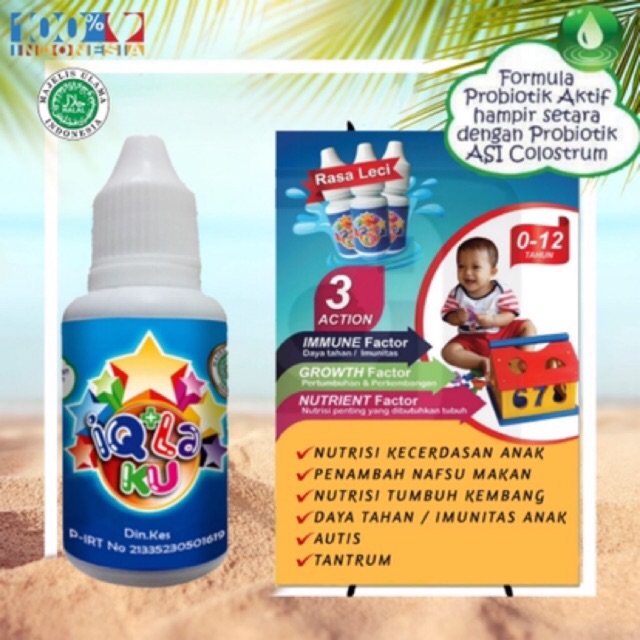 PAX BUY 2 GET 1 FREE IQKU herbal tumbuh kembang anak dan bayi iq ku 10ml 35ml iq gold iqku gold