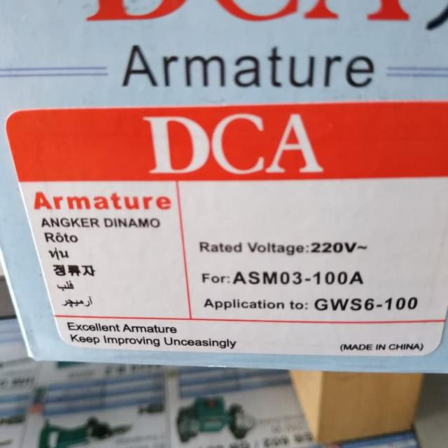 Original DCA armature angker grinda gerinda bosch GWS6-100 GWS 060