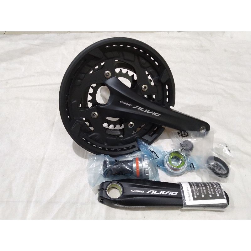 CHAINWEEL SHIMANO ALIVIO HOLLOWTECH 2 - CRANK SET SHIMANO ALIVIO HT2 HT 2