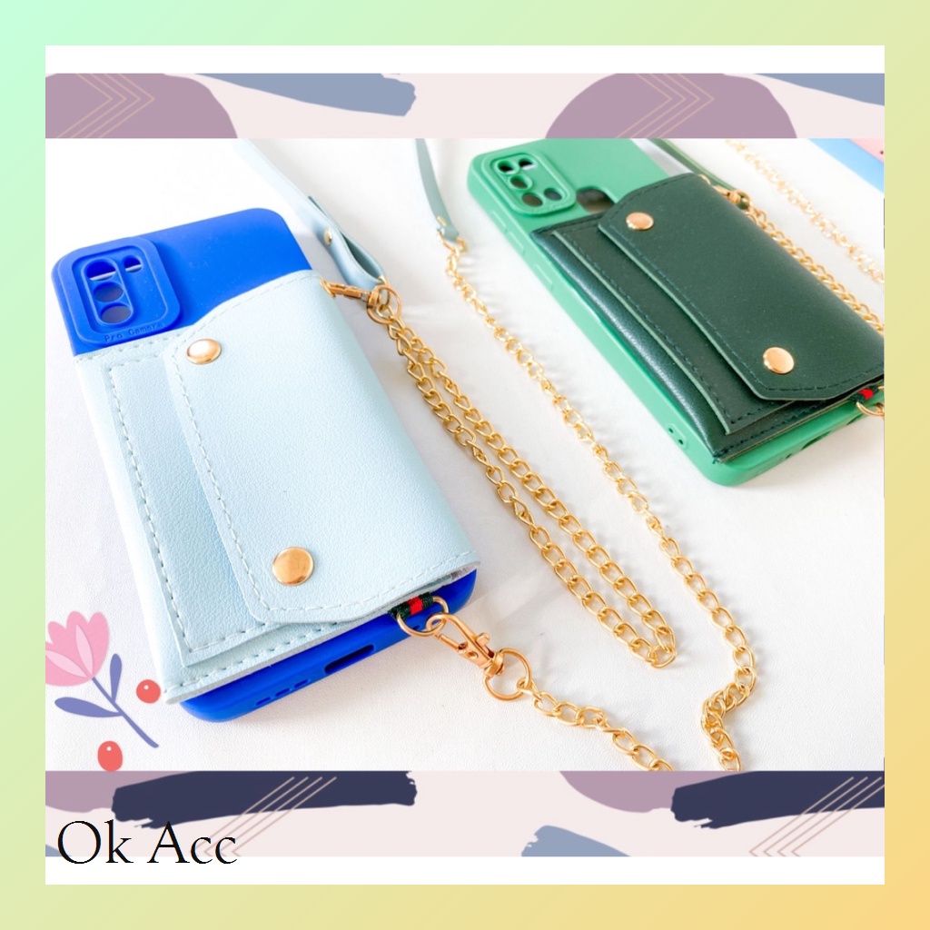 Case Tas Sling FH61 MK for Oppo Realme 2 Pro U1 U2 5 5s 5i 8i 10 C1 C10 C11 C12 C15 C2 C20 C20a C21 C21y C25 C25y C3 C30 C31 C33 C35 C55 Narzo 20 30A 50 50a 50i