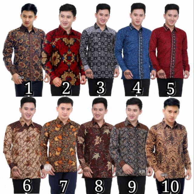 KEMEJA PRIA BATIK Kemeja pria lengan panjang