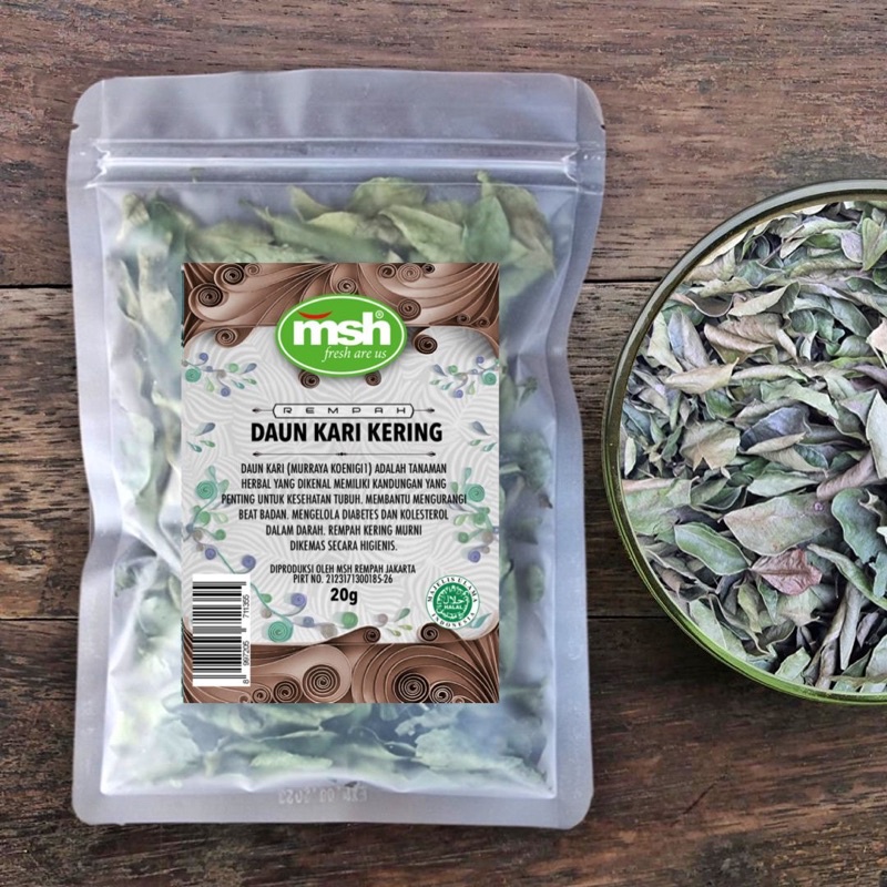 

MSH Daun Kari Kering 20g
