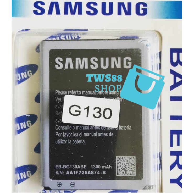 (TWS) Baterai Batre Battery Original Samsung galaxy Young 2 / G130 G130H SMG130 G-130 G130