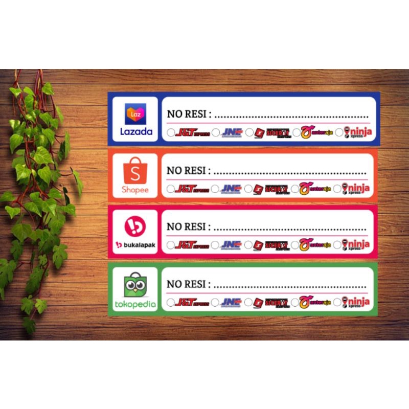 

STIKER LABEL RESI PENGIRIMAN OLSHOP/STIKER LABEL PENGIRIMAN KHUSUS RESI 2X10 CM
