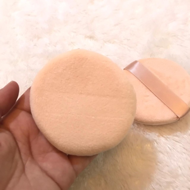 Bahan Halus Lembut! Spon makeup bedak tabur kering basah besar jumbo dan regular/ spon pita bedak / spon