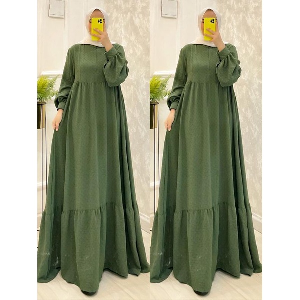 GAMIS WANITA TERBARU MANDALIKA DRESS  (DJH)