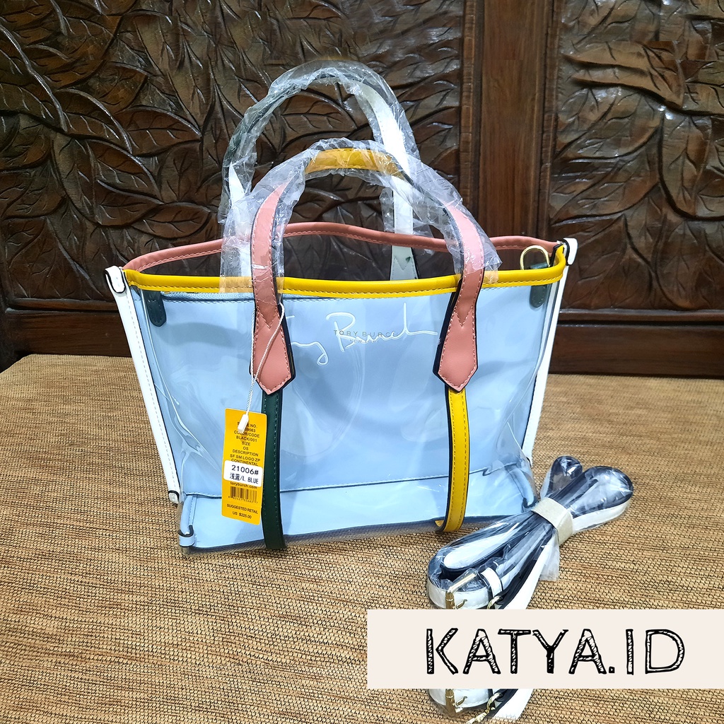 TB Perry PVC Transparent Tote TB Plastic