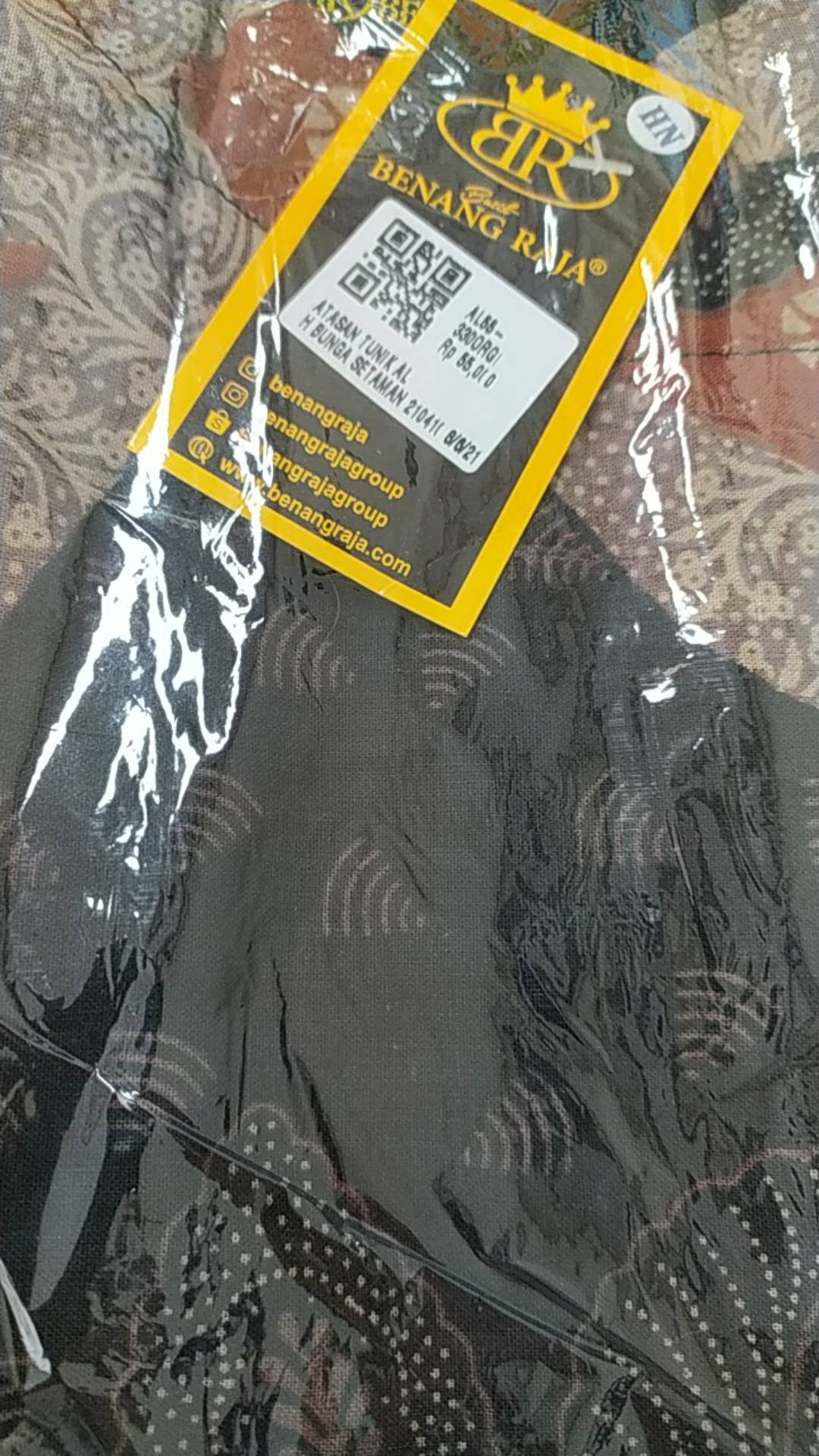 Benang Raja Tunik Batik Wanita Lengan Panjang Ukuran M L Xl