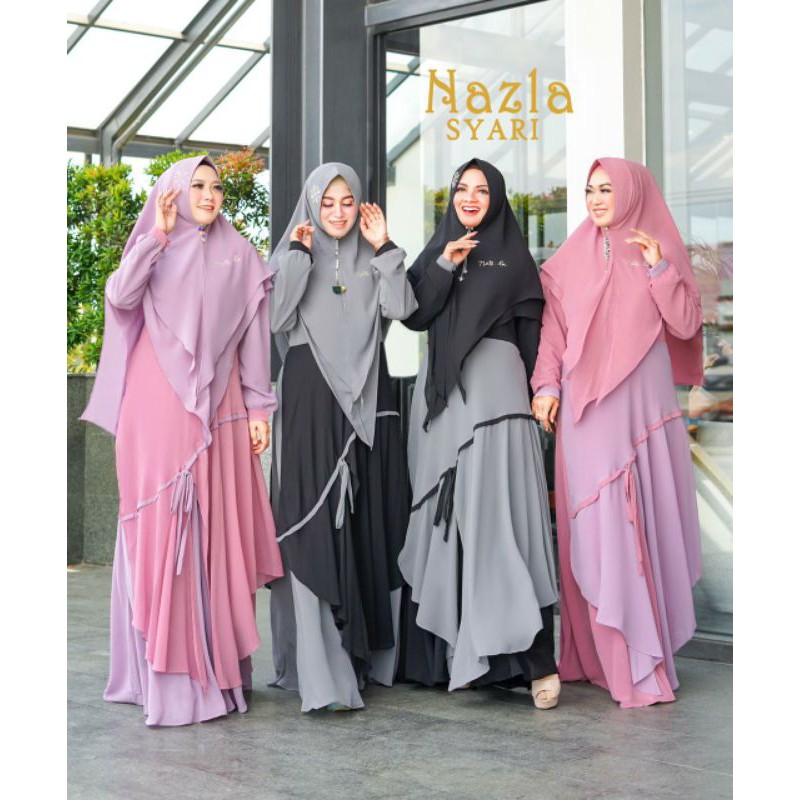 GAMIS CERUTI SET SYAR'I - MARWAH BY NAZLA