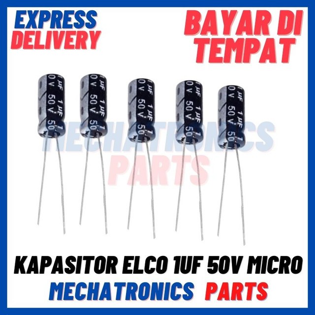 [PAS-9581] KAPASITOR ELCO 1UF 50V MICRO