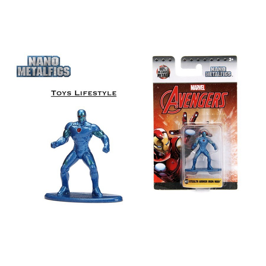 Jada Nano Metalfigs Action Figure Marvel - Stealth Armor Iron Man