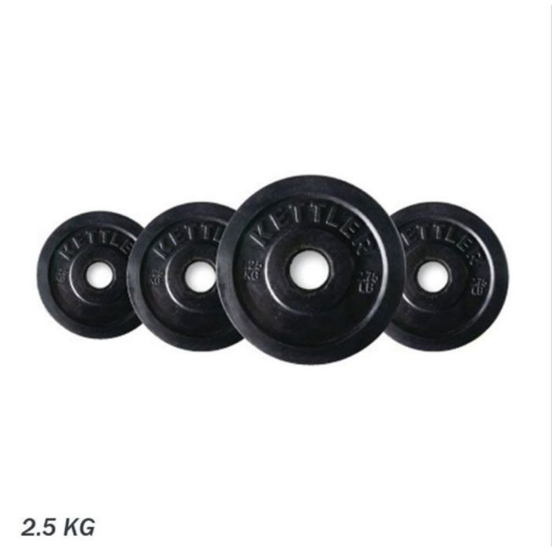 Kettler Rubber Plate 2.5KG / Piringan Barbel 2.5kg