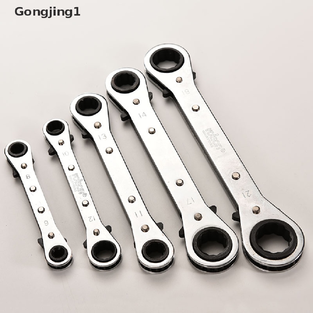 Gongjing1 Kunci Pas Ratchet Kombinasi Reversible CR-V