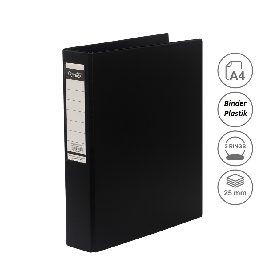 

Bantex Ring Binder 4 Ring A4 Kapasitas Dokumen 25mm
