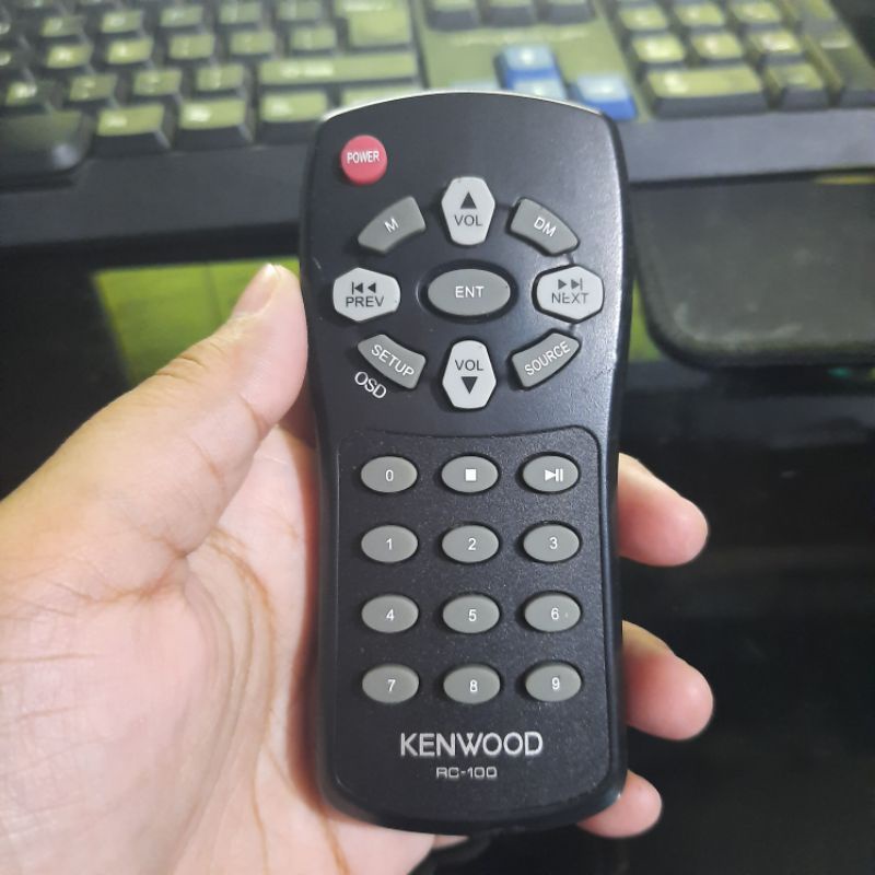 REMOTE REMOT DVD KENWOOD RC-100 ORIGINAL ASLI