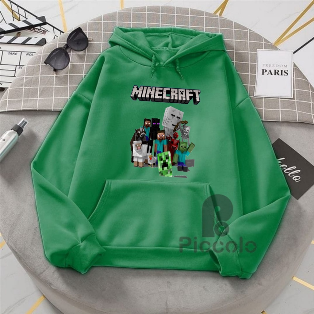 JAKET HOODIE ANAK MINECRAFT BAHAN PREMIUM