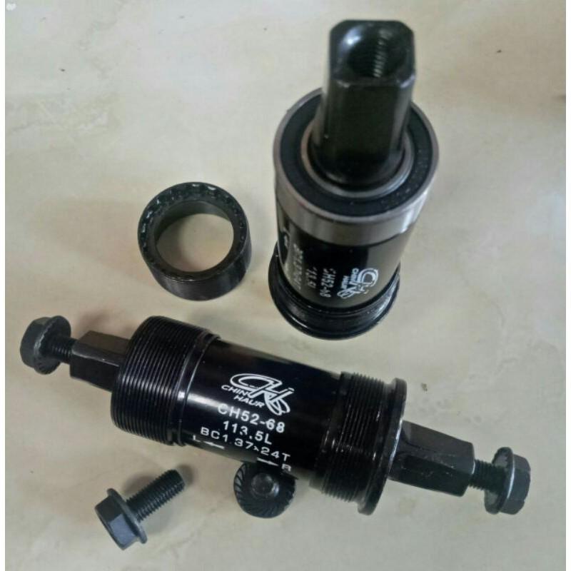 BB BEARING 113.5 BB KOTAK BUTTOM BRACKET 113 SEPEDA AS CRANK SINGLE