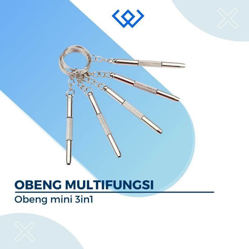 Obeng Kacamata Multifungsi / Set Obeng Kacamata / Obeng Serba Guna / Obeng Kecil Aksesoris Kacamata