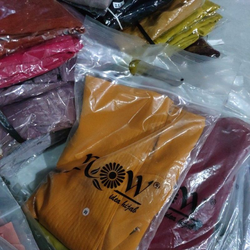 (((ORI FLOW)))) Khimar MIni Oval /MIDI KHIMAR OVAL-MUSTARD